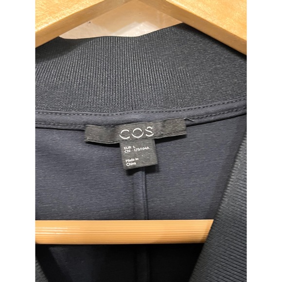 COS Bomber Neck Zip Front Midi Dress Size L Collection Of Style - Picture 8 of 8